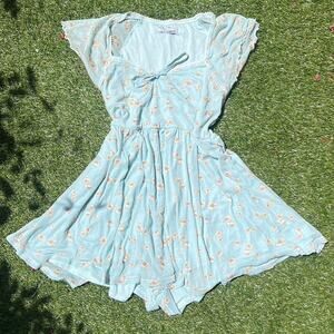 Urban Outfitters Fairy Floral Flutter Romper